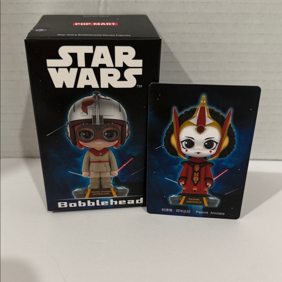 Star Wars Pop Mart Bobblehead Pasme Amidala with Card - Picture 4 of 5